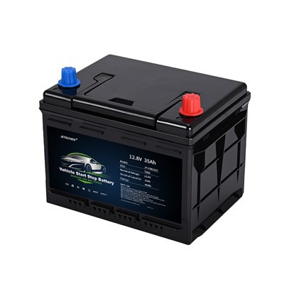 12V 35AH 700CCA natrium-ion start-stop bilbatteri genopladelig